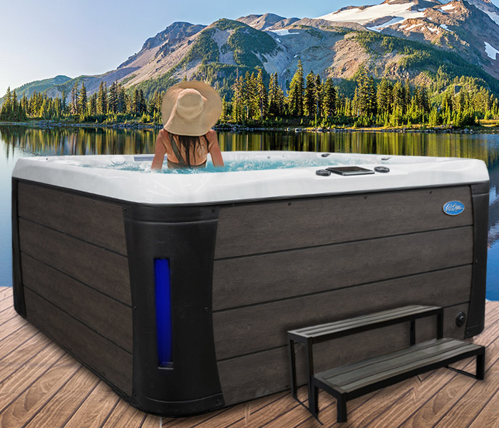 Calspas hot tub being used in a family setting - hot tubs spas for sale San Diego