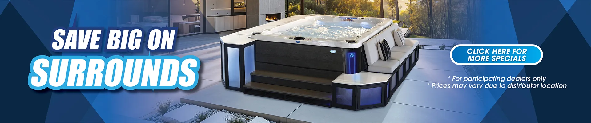 Calspas hot tub being used in a family setting - San Diego