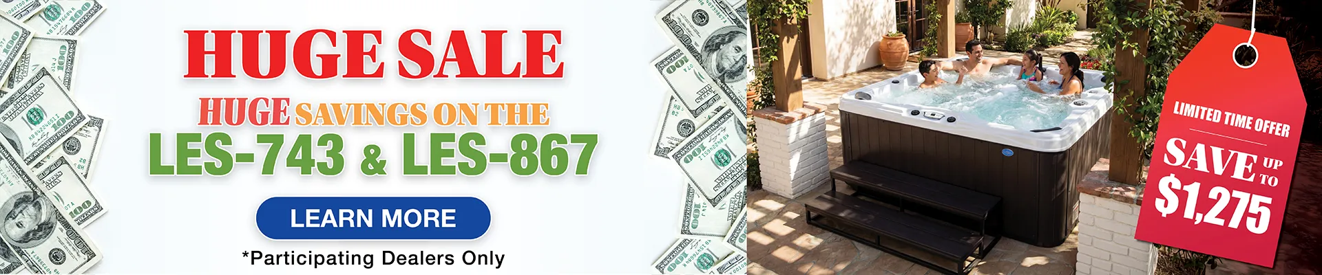 Calspas hot tub being used in a family setting - San Diego